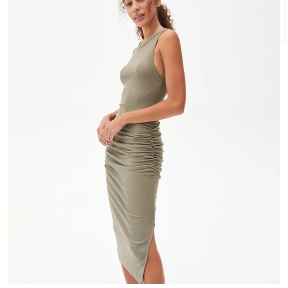 Michael Stars - Olive Green - Midi Dress